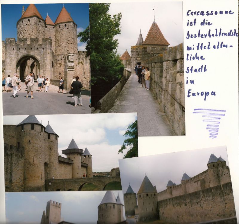 Besuch der mittelaltrigen Stadt Carcassonne